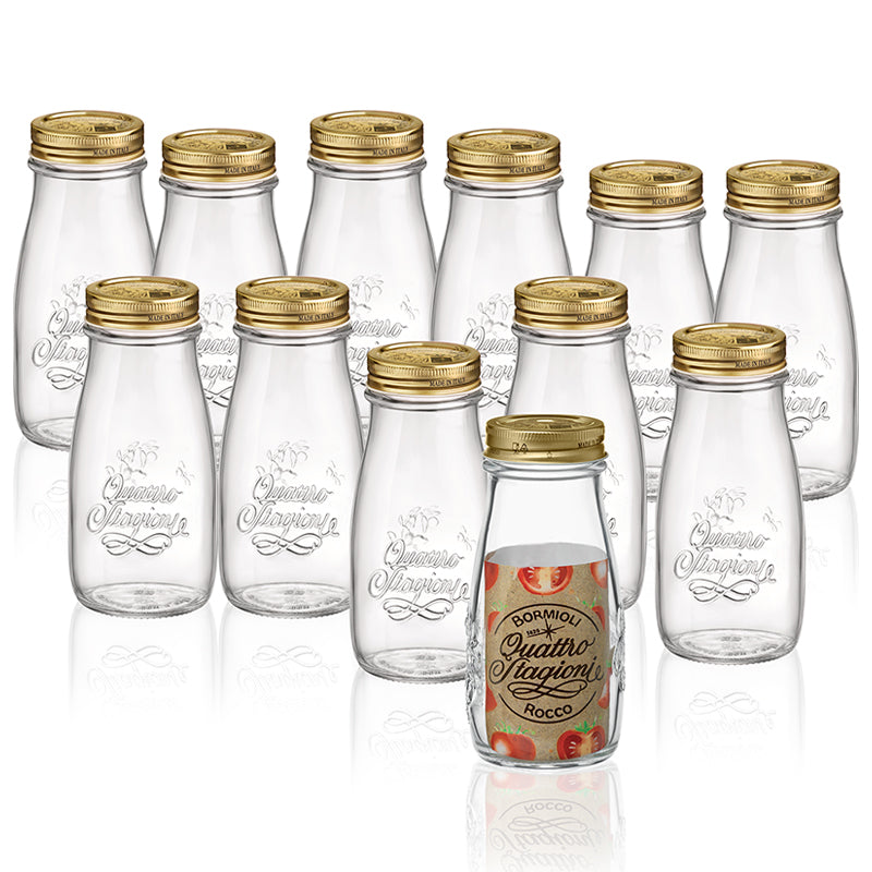 40 Cl Bormioli Rocco Quattro Stagioni Bottiglia Set 12 Pz