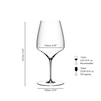 76.8 cl - Riedel Manufaktur Vitis Calice Vino Rosso Cabernet Merlot In Vetro