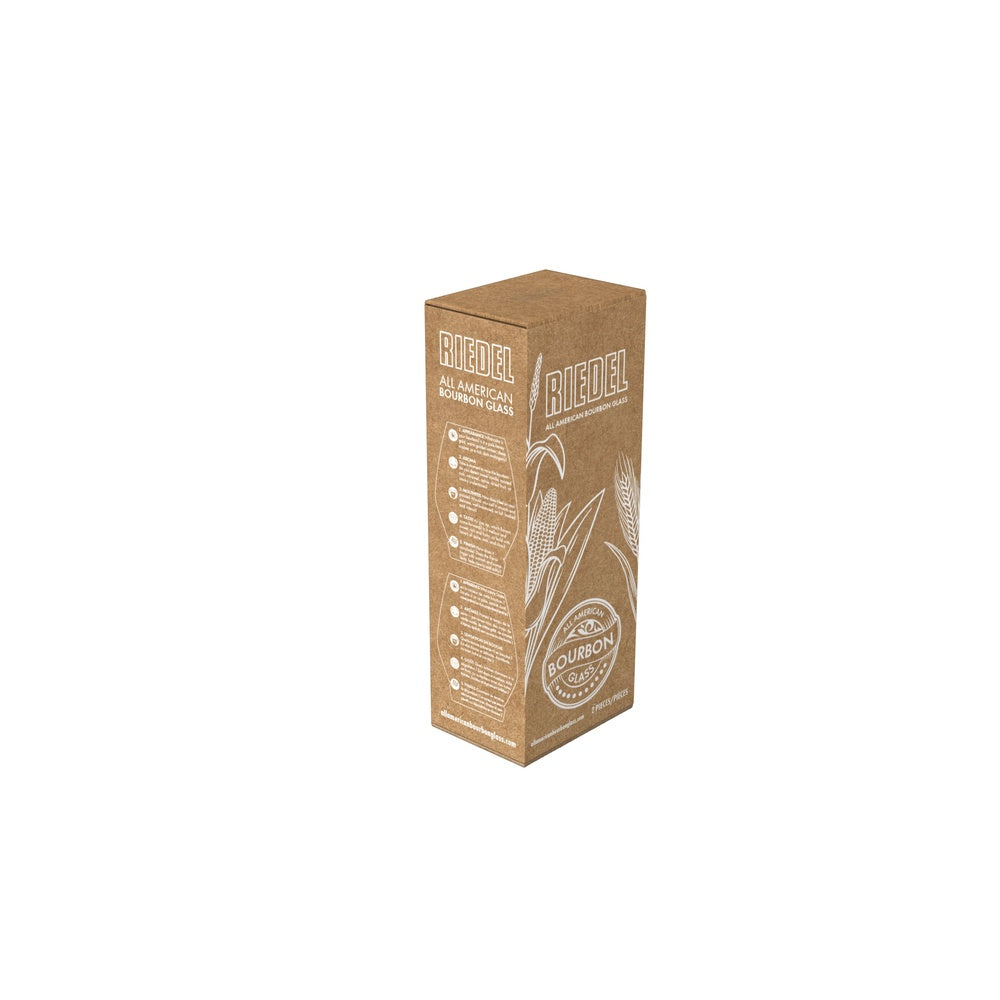 25 cl - Riedel All American Bourbon Bicchiere Whisky In Vetro Set 2 Pz