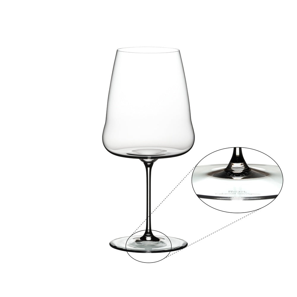 100.2 cl - Riedel Winewings Calice Vino Rosso Cabernet - Merlot In Vetro - Set 2 Pz