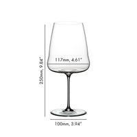 100.2 cl - Riedel Winewings Calice Vino Rosso Cabernet - Merlot In Vetro - Set 2 Pz