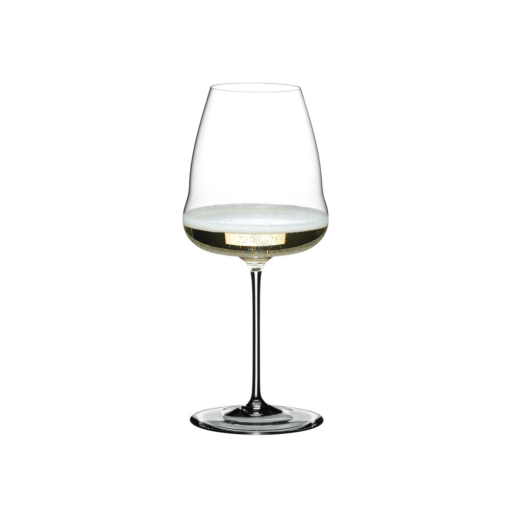74.2 cl - Riedel Winewings Calice Degustazione Champagne In Vetro - Set 2 Pz