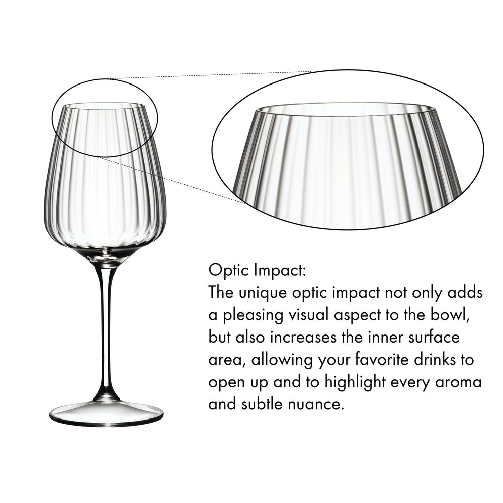 55 cl - Riedel Summer Drinks Calice Cocktail In Vetro Set 4 Pz