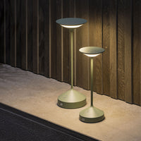 22 cm - Abert Tempo Mini Lampada Da Tavolo Ricaricabile In Alluminio