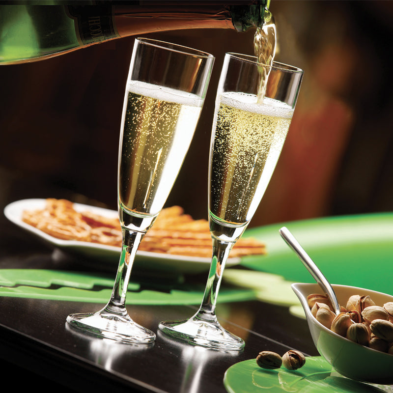 15 Cl Bormioli Rocco Prosecco Calice Flute In Vetro Set 12 Pezzi