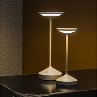 22 cm - Abert Tempo Mini Lampada Da Tavolo Ricaricabile In Alluminio