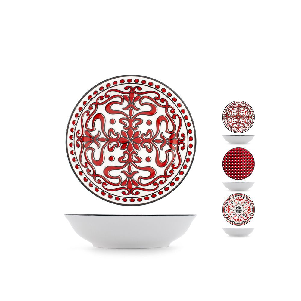 14 cm - H&H Nomad Bruno Barbieri Coppa In Porcellana Premium - Set 6 Pz