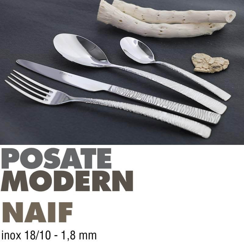 Abert Naif Forchetta Tavola In Acciaio Inox Set 12 Pz