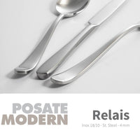 Abert Relais Cucchiaio Tavola In Acciaio Inox Set 12 Pz