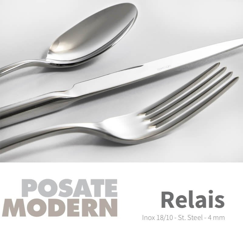 Abert Relais Coltello Tavola In Acciaio Inox Set 12 Pz