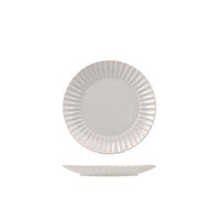 21 cm - H&H Lotus Piatto Frutta In Stoneware - Set 6 Pz