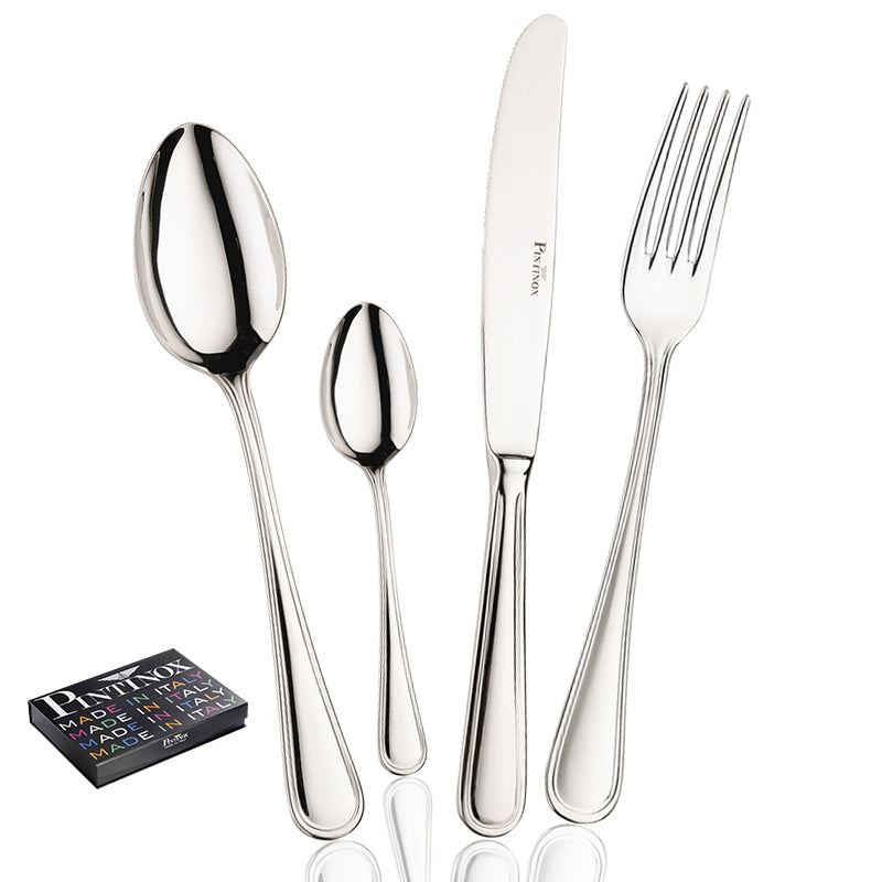 Pintinox Sirio Servizio Posate In Acciaio Inox Set 24 Pz