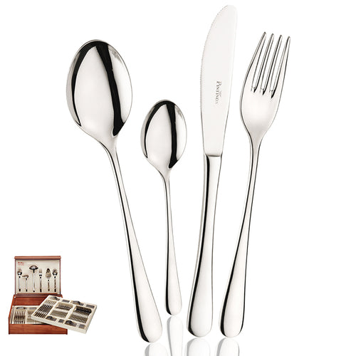 Pintinox Hotel Servizio Posate In Acciaio Inox Set 126 Pz