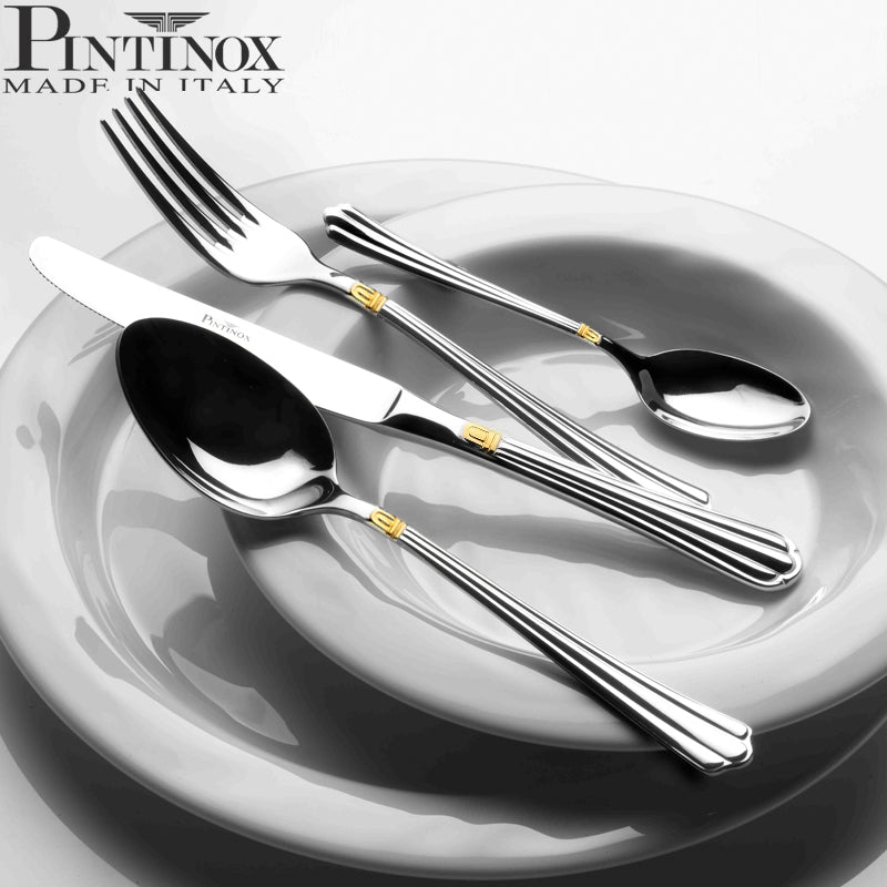 Pintinox Bernini Servizio Posate In Acciaio Inox Set 24 Pz