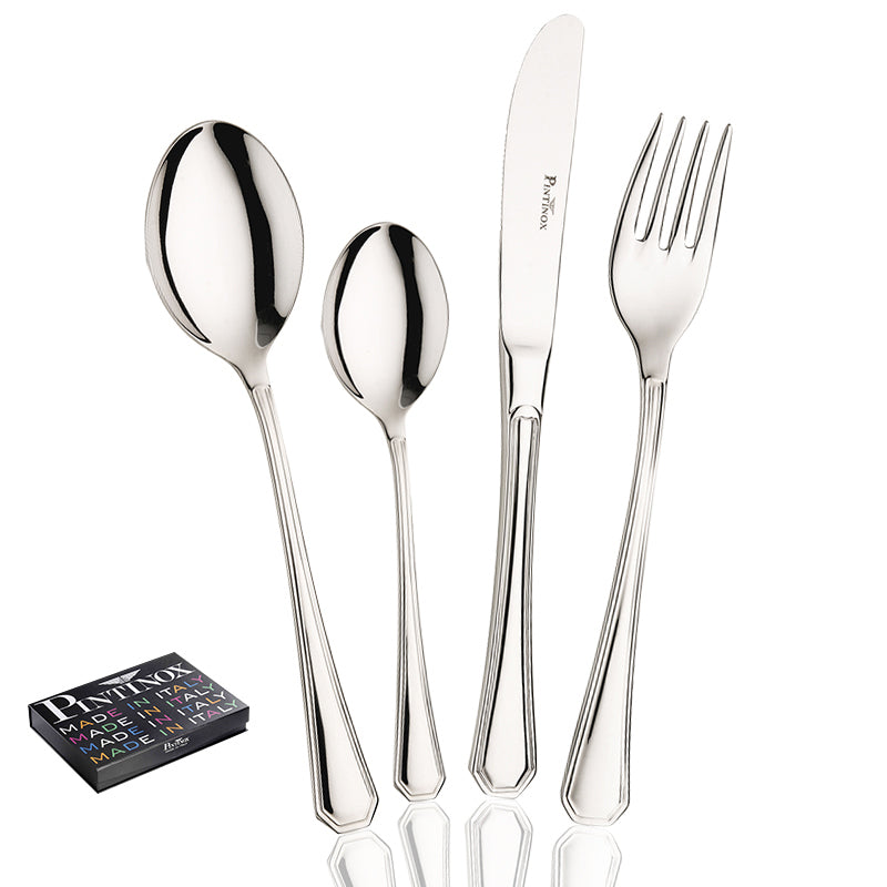 Pintinox America Servizio Posate In Acciaio Inox Set 49 Pz