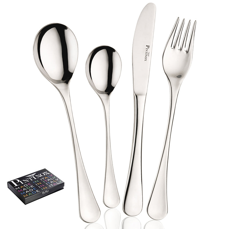Pintinox Solaris Servizio Posate In Acciaio Inox Set 24 Pz