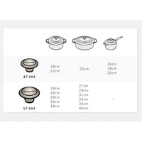 4.7 cm - Le Creuset Evolution Pomolo In Acciaio Inox