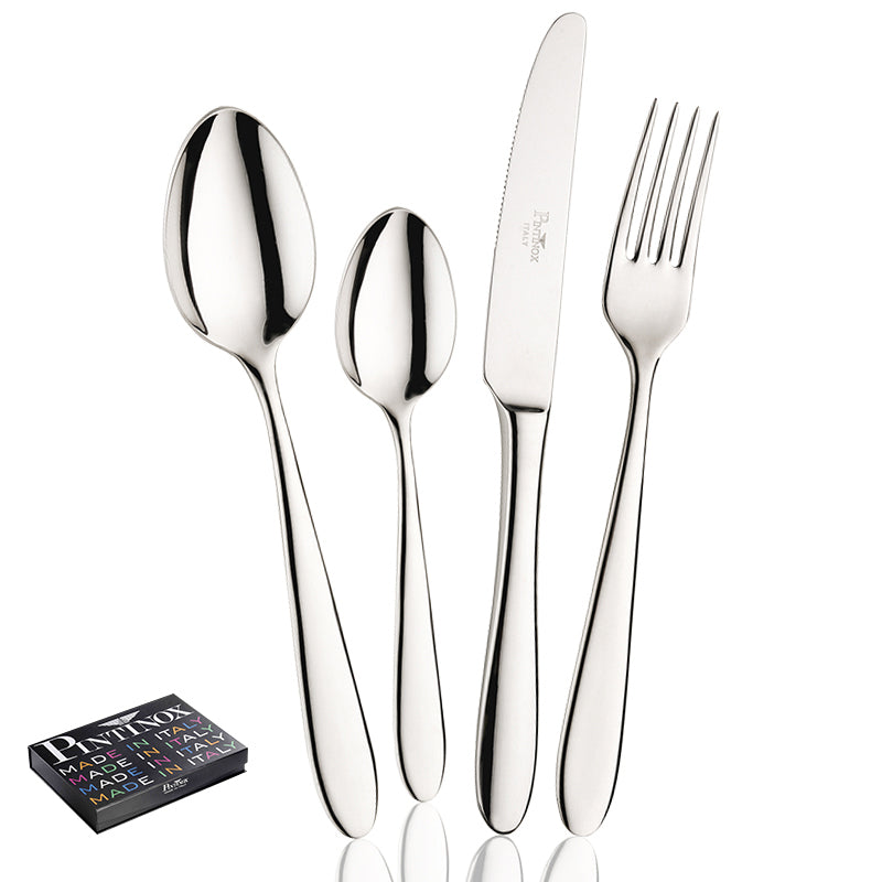 Pintinox Ritz Servizio Posate In Acciaio Inox Set 24 Pz