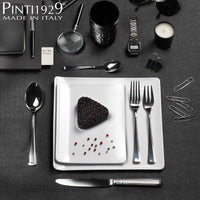 Pintinox Leonardo Forchetta Tavola In Acciaio Inox Set 12 Pz