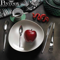 Pintinox Snake Forchetta Tavola In Acciaio Inox Set 12 Pz
