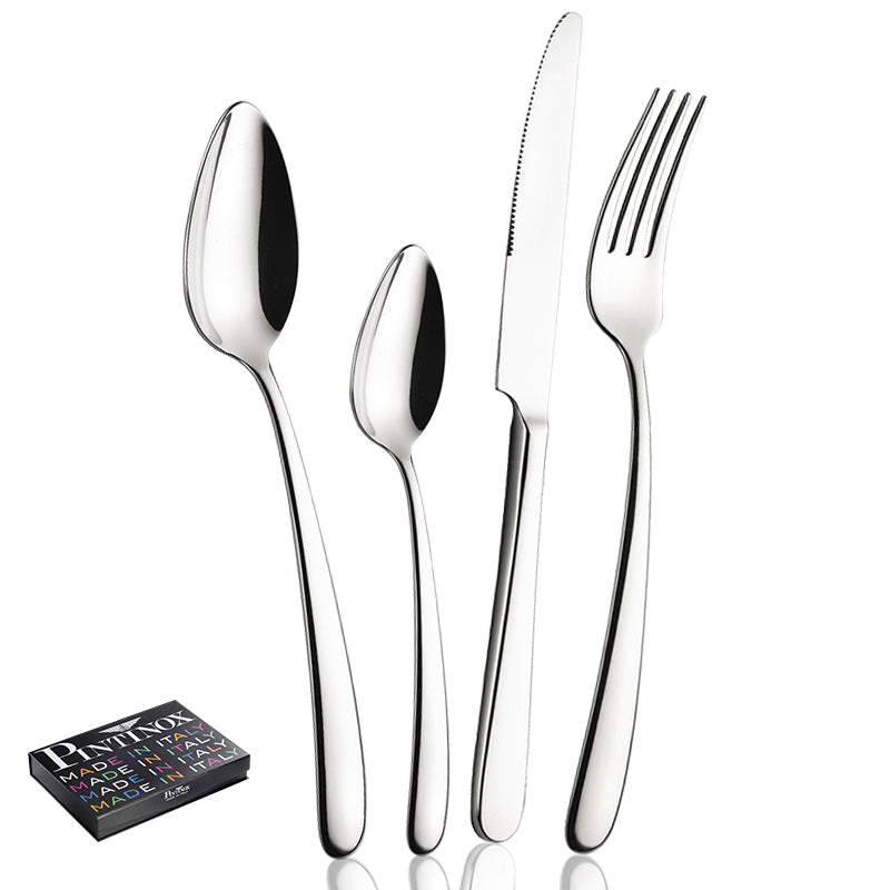 Pintinox Savoy Servizio Posate In Acciaio Inox Set 24 Pz