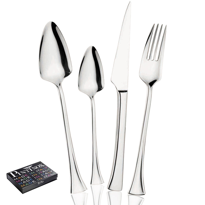 Pintinox Liberty Servizio Posate In Acciaio Inox Set 24 Pz