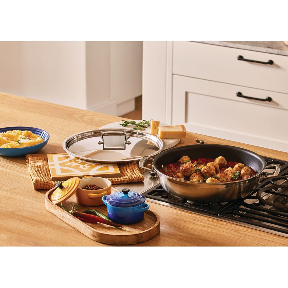 Le Creuset Tegame Basso Antiaderente In Acciaio Inox