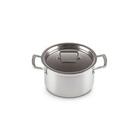 Le Creuset Acciaio Inox Casseruola Alta Con Coperchio In Acciaio Inox