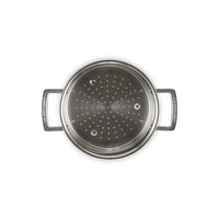 20 cm - Le Creuset Cestello Cottura A Vapore Con Manici In Acciaio Inox