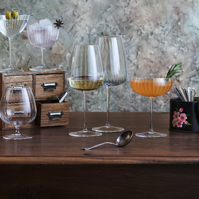 70 Cl Bormioli Luigi Speakeasies Calice Vino Rosso In Vetro Set 6 Pezzi
