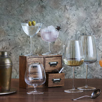 22 Cl Bormioli Luigi Speakeasies Bicchiere Martini In Vetro Set 6 Pezzi