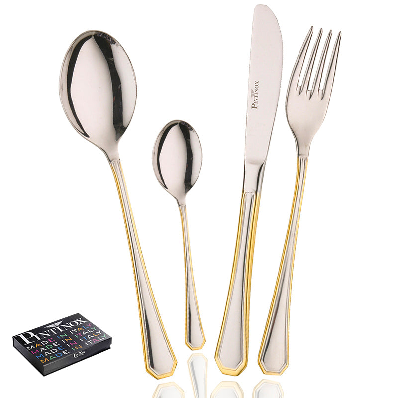 Pintinox America Servizio Posate In Acciaio Inox Set 75 Pz