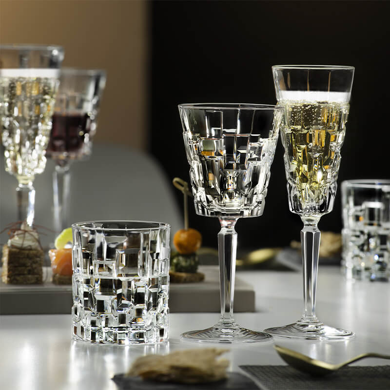 19 Cl Rcr Etna Calice Flute In Vetro Set 6 Pezzi