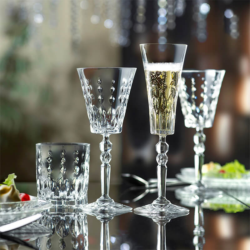 35 Cl Rcr Marylin Bicchiere Cocktail In Vetro Set 6 Pezzi