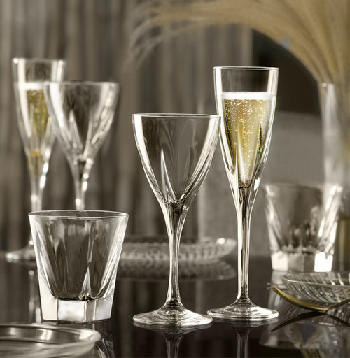 25 Cl Rcr Fusion Calice Acqua In Vetro Set 6 Pezzi