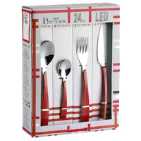 Pintinox Led Servizio Posate In Acciaio Inox Set 24 Pz