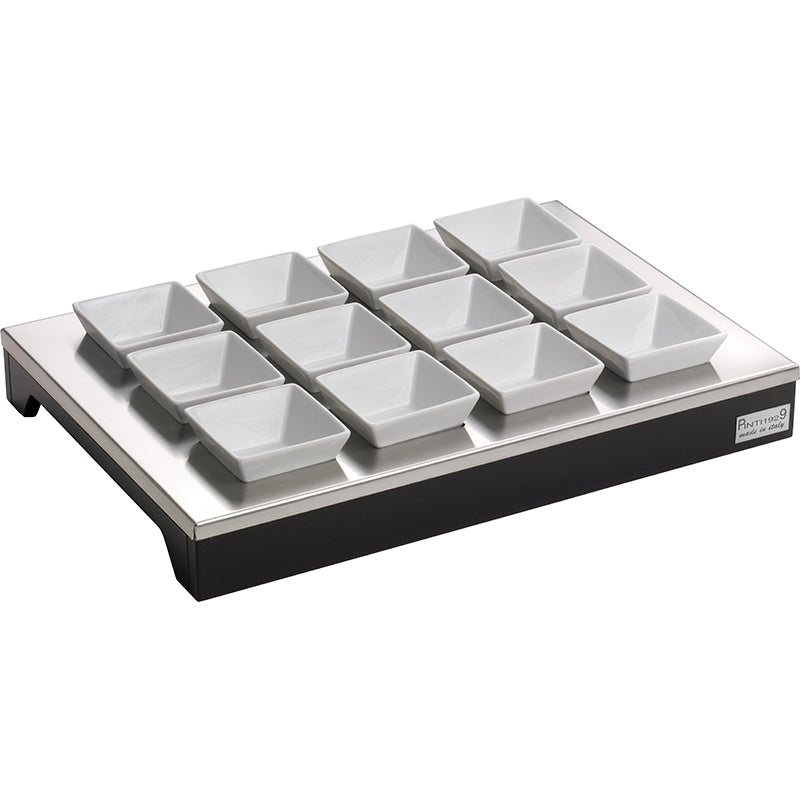Pintinox Buffet Espositore In Acciaio Inox Porcellana