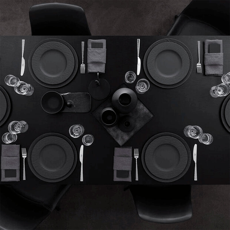Villeroy And Boch Manufacture Rock Servizio Piatti In Porcellana Set 12 Pz