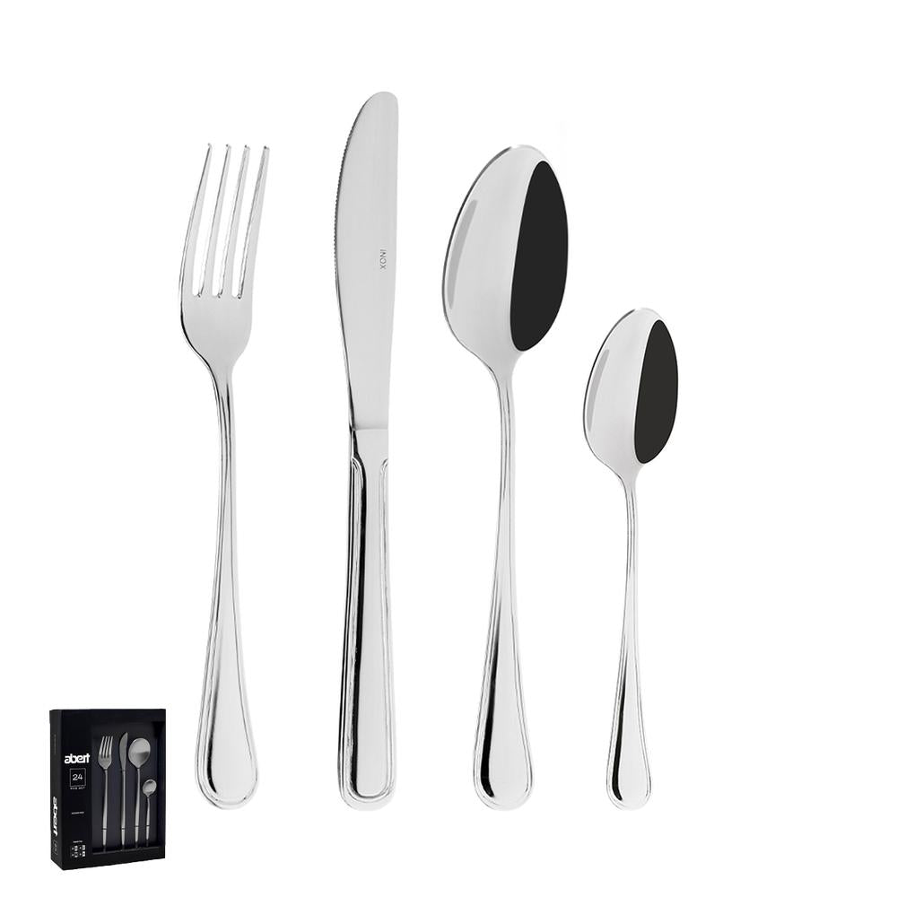 Angleterre Service De Couverts En Acier Inoxydable 18/10 Ensemble 24 Pz
