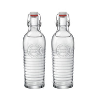 1.2 Litri - Officina 1825 Bottiglia in Vetro - Set 2 Pezzi