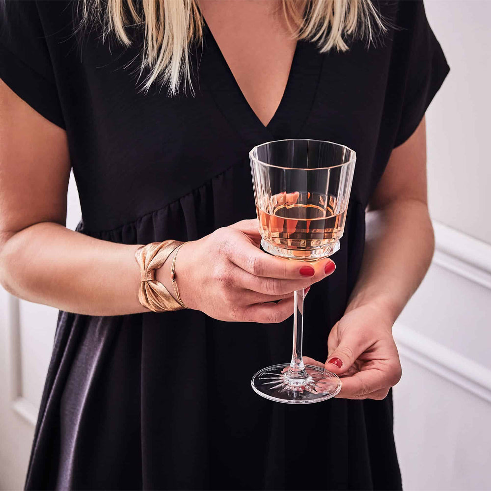 Cristal D'Arques Macassar Set Calici e Bicchieri In Vetro Cristallino Set 12 Pz