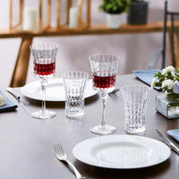 Cristal D'Arques Lady Diamond Set Calici e Bicchieri In Vetro Cristallino Set 18 Pz