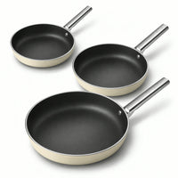 20-24-28 cm - Cookware Set de Sartenes Bajas de Aluminio con Revestimiento Cerámico - Set de 3
