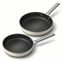 24-28 cm - Cookware Set de Sartenes Bajas de Aluminio con Revestimiento Cerámico - Set de 2