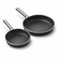 20-28 cm - Cookware Ceramic-Coated Aluminium Low Frying Pan Set - Set of 2