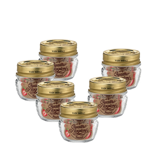 4 cl - Quattro Stagioni Bocal Amphore Mini - Ensemble 6 Pcs