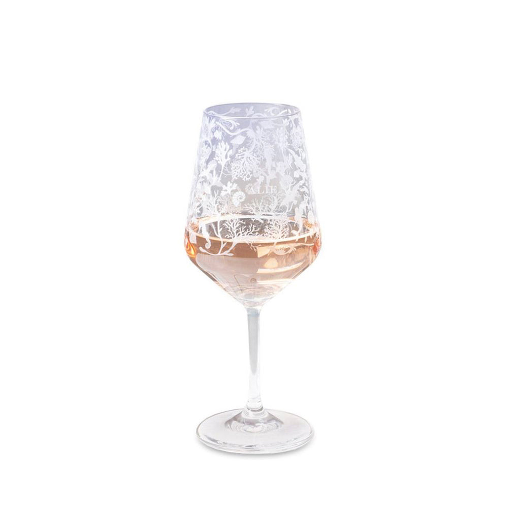 53 cl - Alie 10 Annate Weinglas aus Glas mit Siebdruck Set 6 Stk