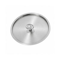 Alu-Inox 3-Ply Deckel aus Aluminium mit Edelstahlknauf