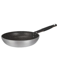 Agnelli Effetto Pietra Padella Bassa Svasata Antiaderente Infinity In Alluminio Con Manico Cool