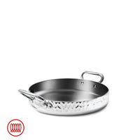 Alu-Inox 3-ply Casserole Basse Induction Avec Deux Poignées En AluInox